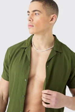 boohooMAN Short Sleeve Shirt & Swim Set | UK| Sets & Co-Ords