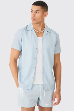 boohooMAN Short Sleeve Star Shirt & Swim Set | UK| Sets & Co-Ords