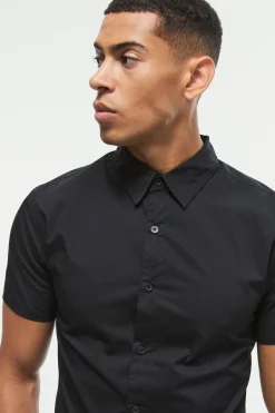 boohooMAN Short Sleeve Stretch Fit Shirt | UK| Shirts