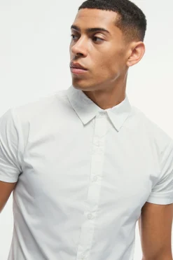 boohooMAN Short Sleeve Stretch Fit Shirt | UK| Shirts
