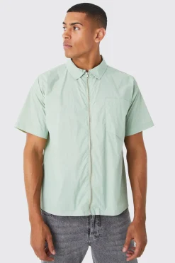 boohooMAN Short Sleeve Teflon Boxy Shirt | UK| Shirts