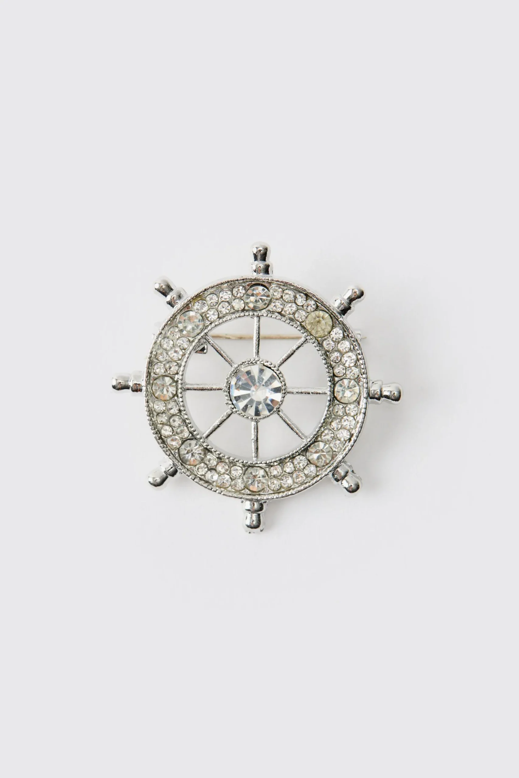 boohooMAN Compass Brooch | UK| Jewellery & Watches