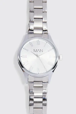 boohooMAN Plated Watch With Gift Box | UK| Jewellery & Watches