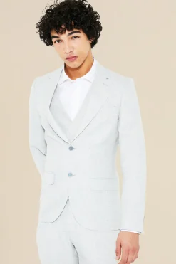 boohooMAN Single Breasted Skinny Textured Suit Jacket | UK| Suits & Tailoring