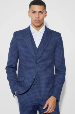 boohooMAN Single Breasted Slim Check Suit Jacket | UK| Suits & Tailoring