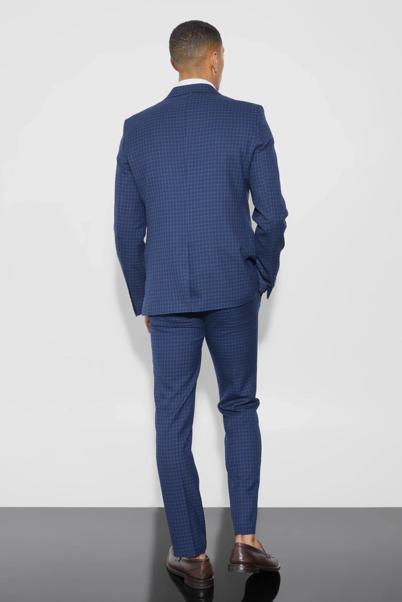 boohooMAN Single Breasted Slim Check Suit Jacket | UK| Suits & Tailoring