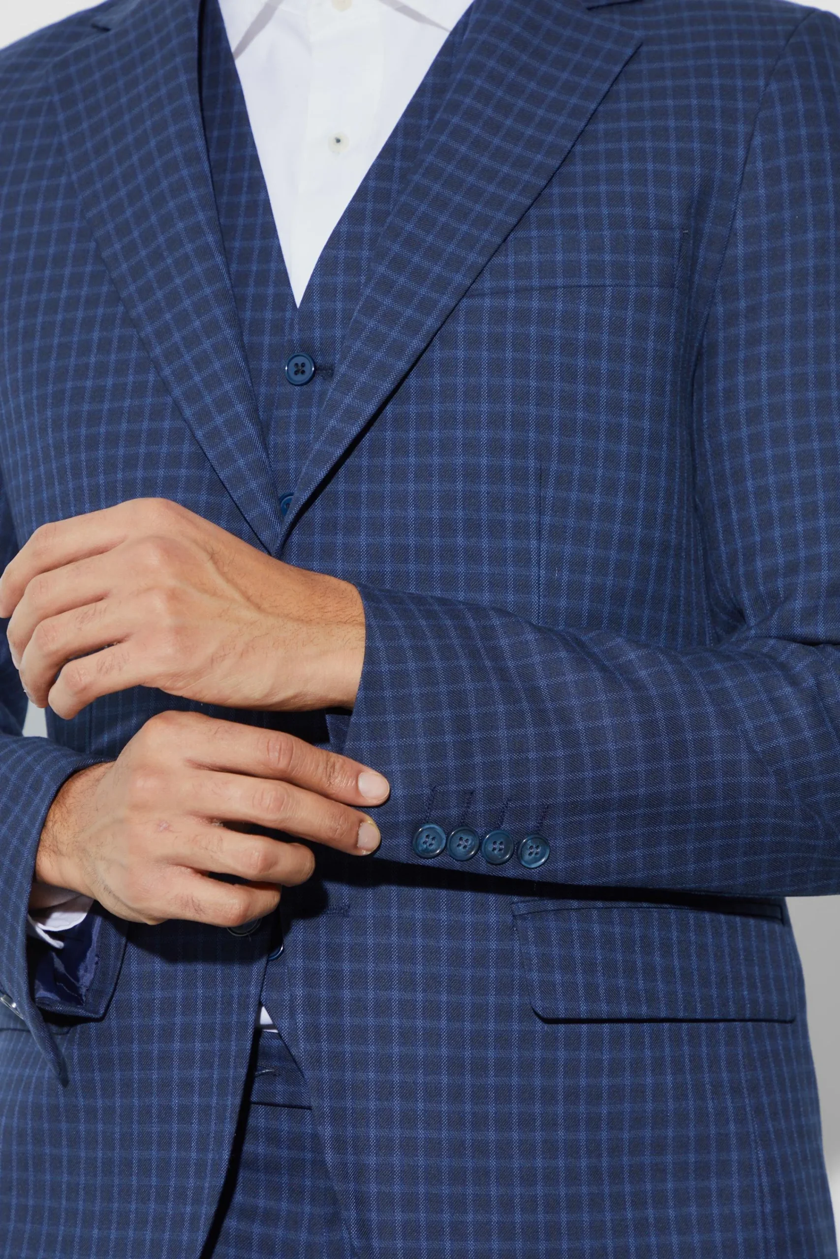 boohooMAN Single Breasted Slim Check Suit Jacket | UK| Suits & Tailoring