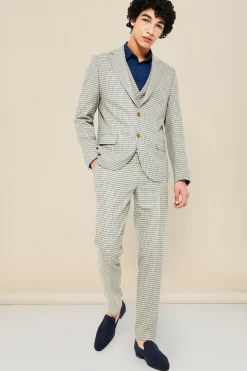 boohooMAN Single Breasted Slim Dogstooth Suit Jacket | UK| Suits & Tailoring