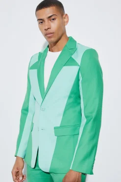 boohooMAN Skinny Colourblock Suit | UK| Suits & Tailoring