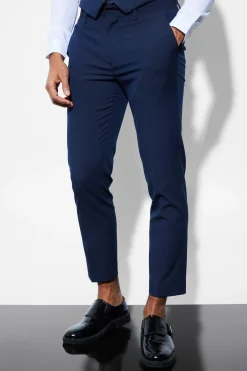 boohooMAN Skinny Cropped Suit Trousers | UK| Suits & Tailoring|Trousers