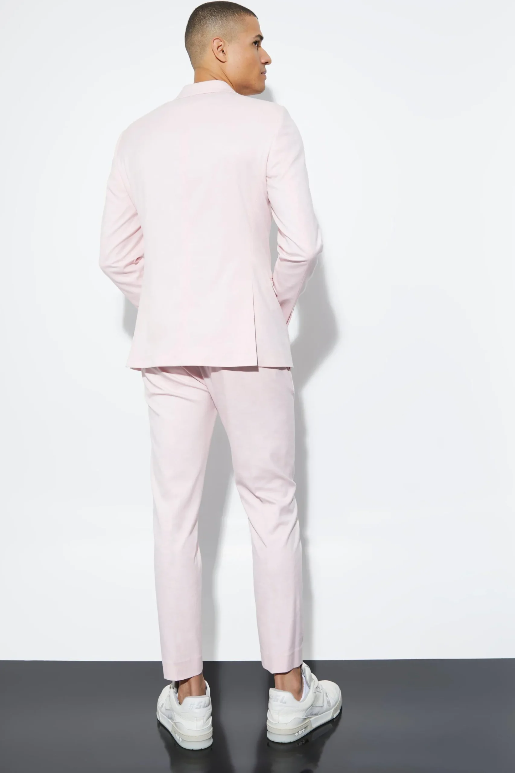 boohooMAN Skinny Double Breasted Linen Suit Jacket | UK| Suits & Tailoring