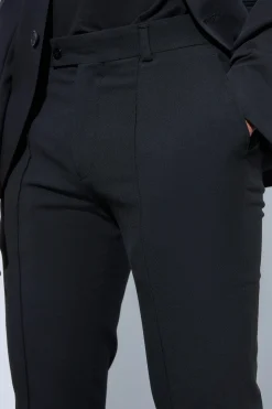 boohooMAN Skinny Fit Cropped Suit Trousers | UK| Suits & Tailoring|Trousers