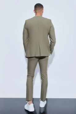boohooMAN Skinny Fit Cropped Suit Trousers | UK| Suits & Tailoring|Trousers