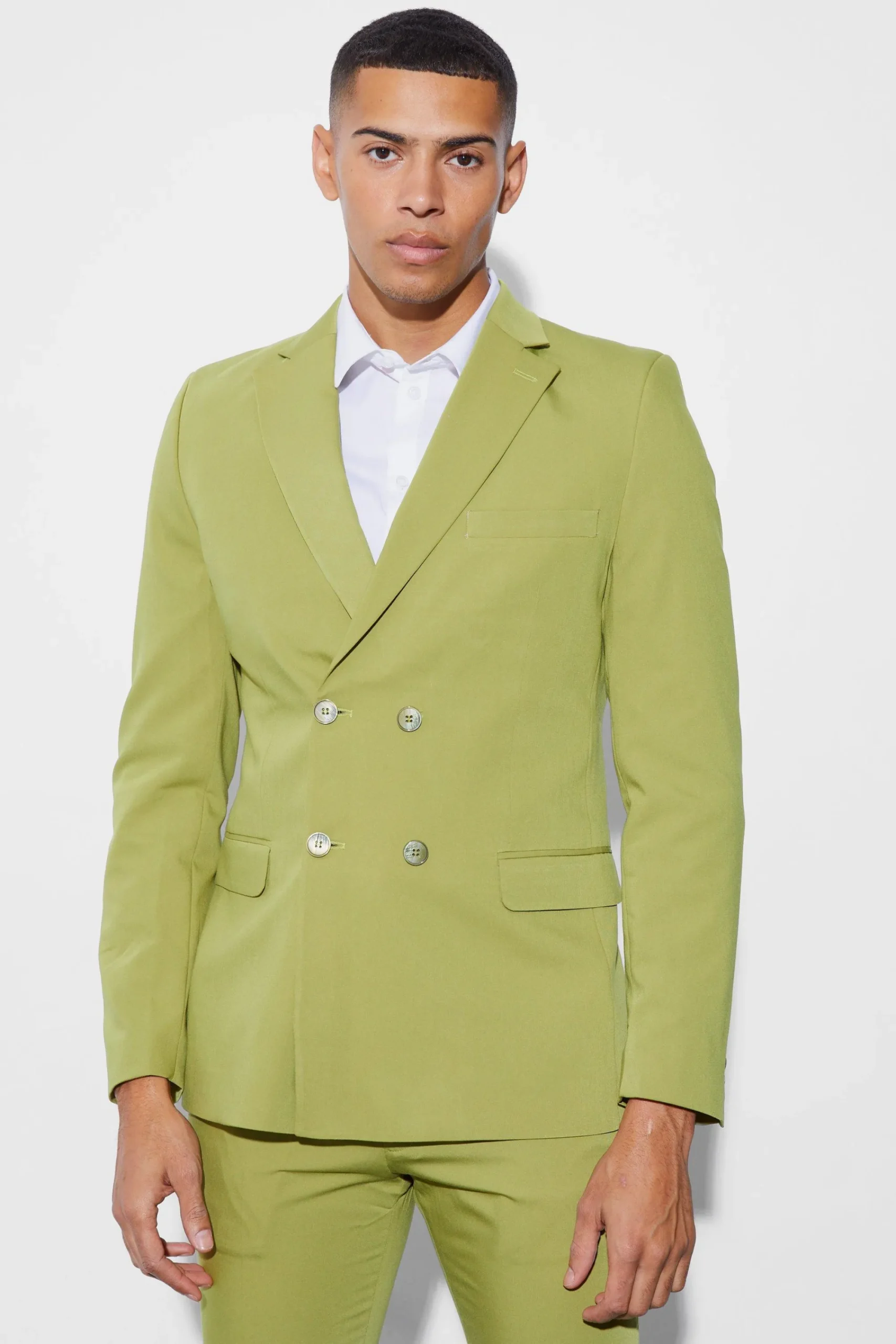 boohooMAN Skinny Fit Double Breasted Blazer | UK| Suits & Tailoring