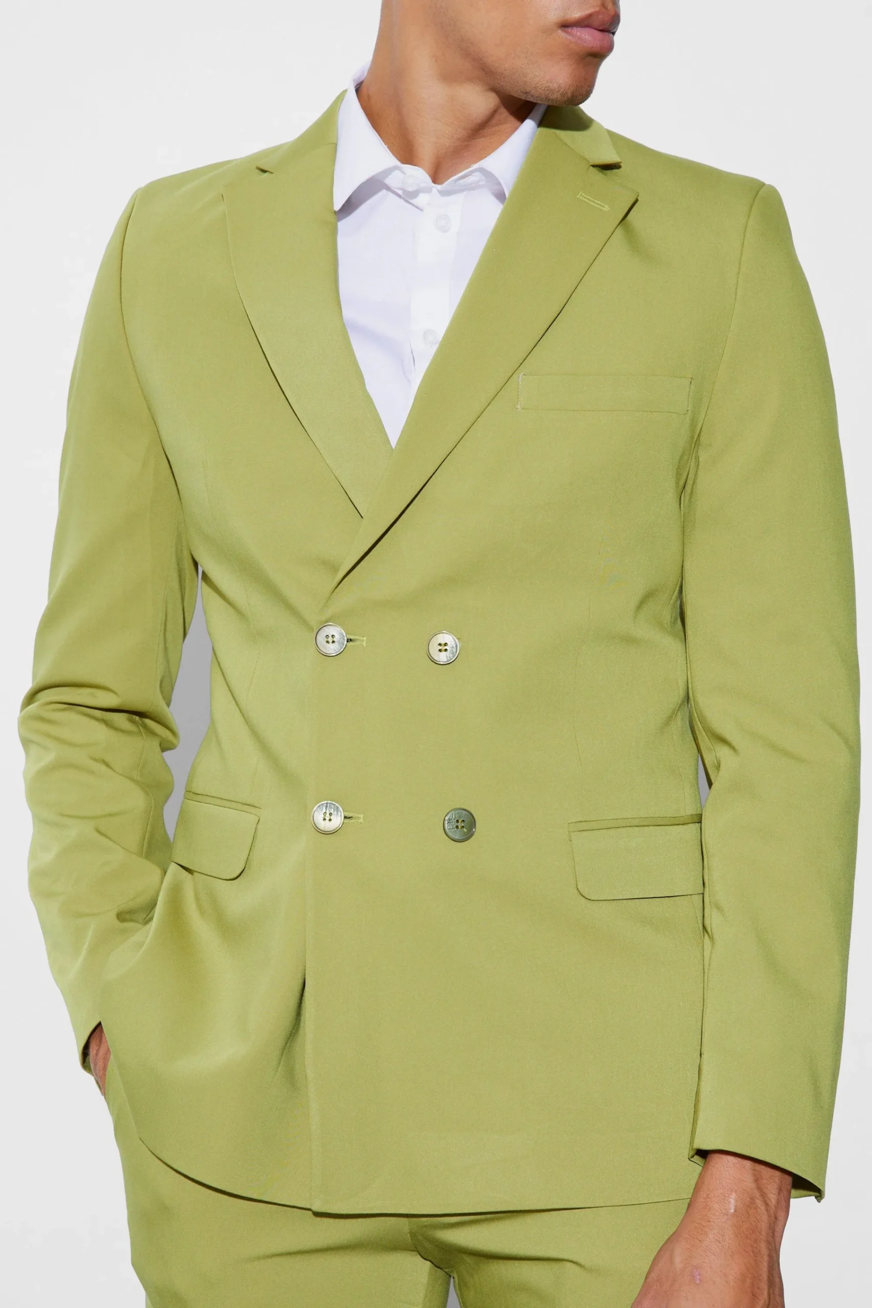 boohooMAN Skinny Fit Double Breasted Blazer | UK| Suits & Tailoring