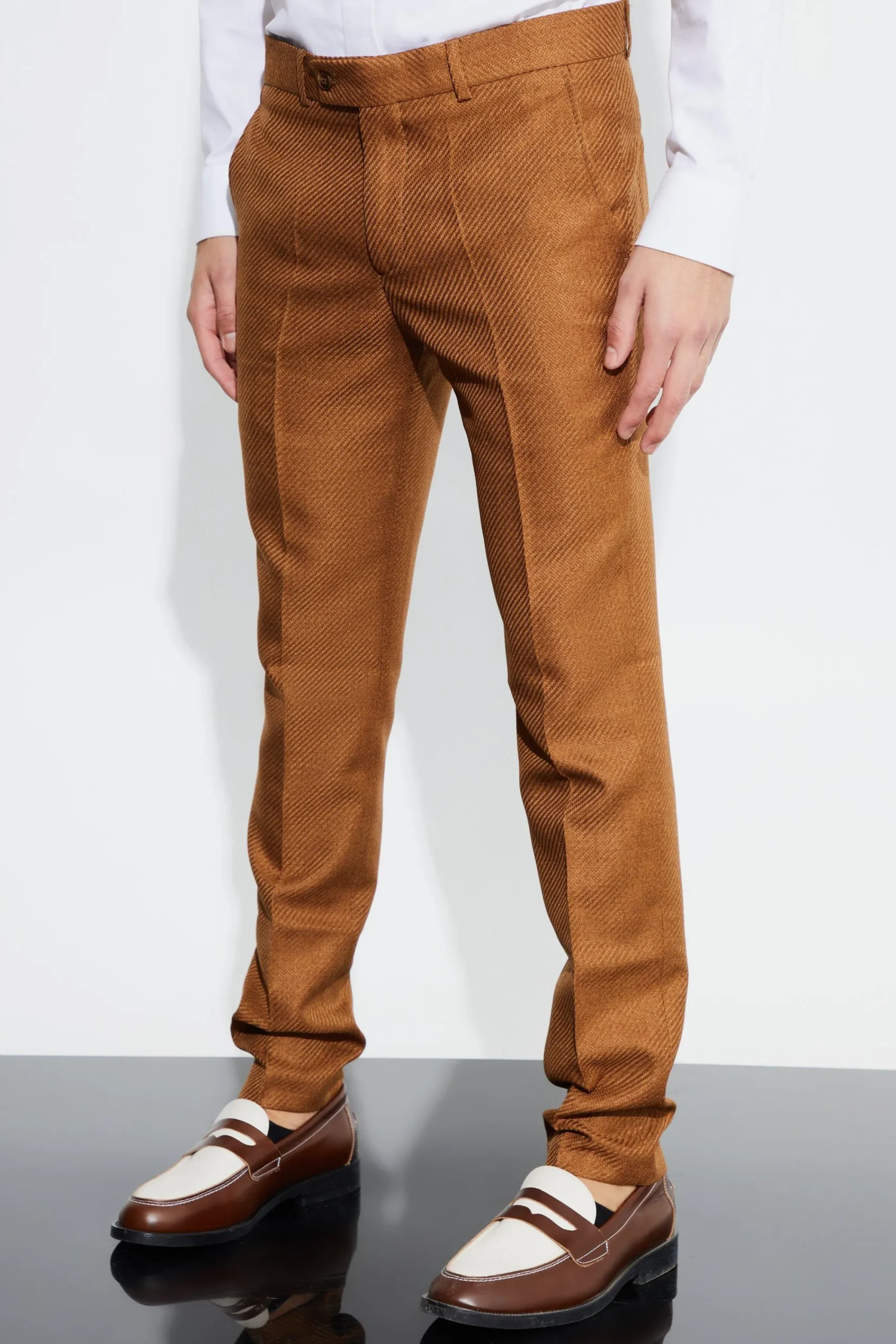 boohooMAN Skinny Fit Marl Suit Trousers | UK| Suits & Tailoring