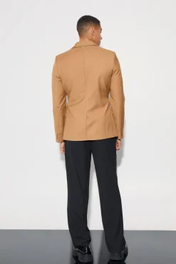 boohooMAN Skinny Fit Single Breasted Wrap Belt Blazer | UK| Suits & Tailoring