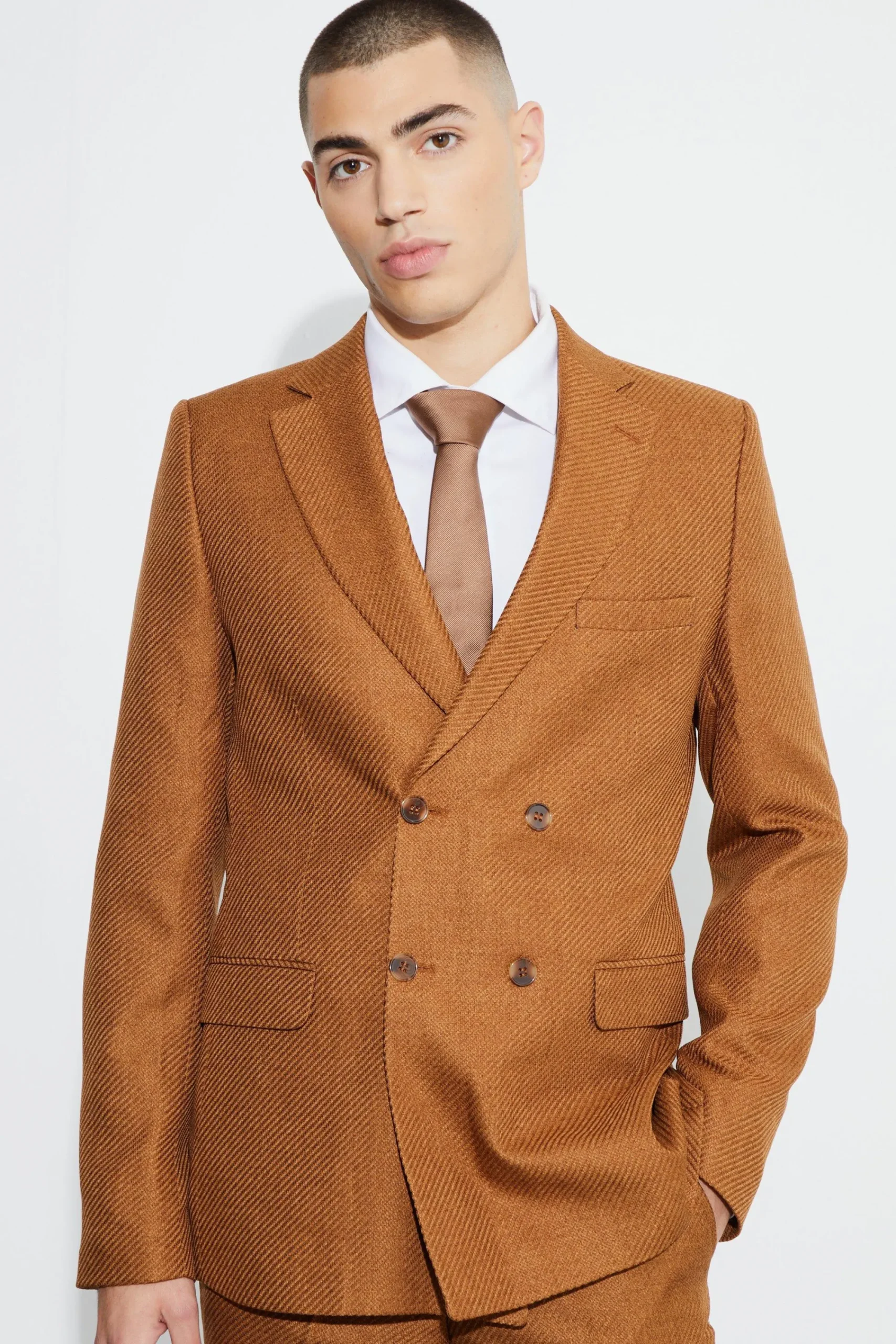 boohooMAN Skinny Fit Textured Suit | UK| Suits & Tailoring