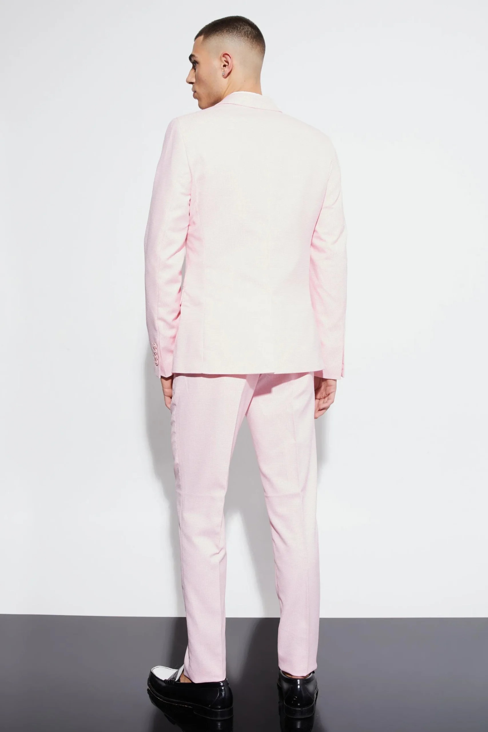 boohooMAN Skinny Micro Texture Suit Jacket | UK| Suits & Tailoring