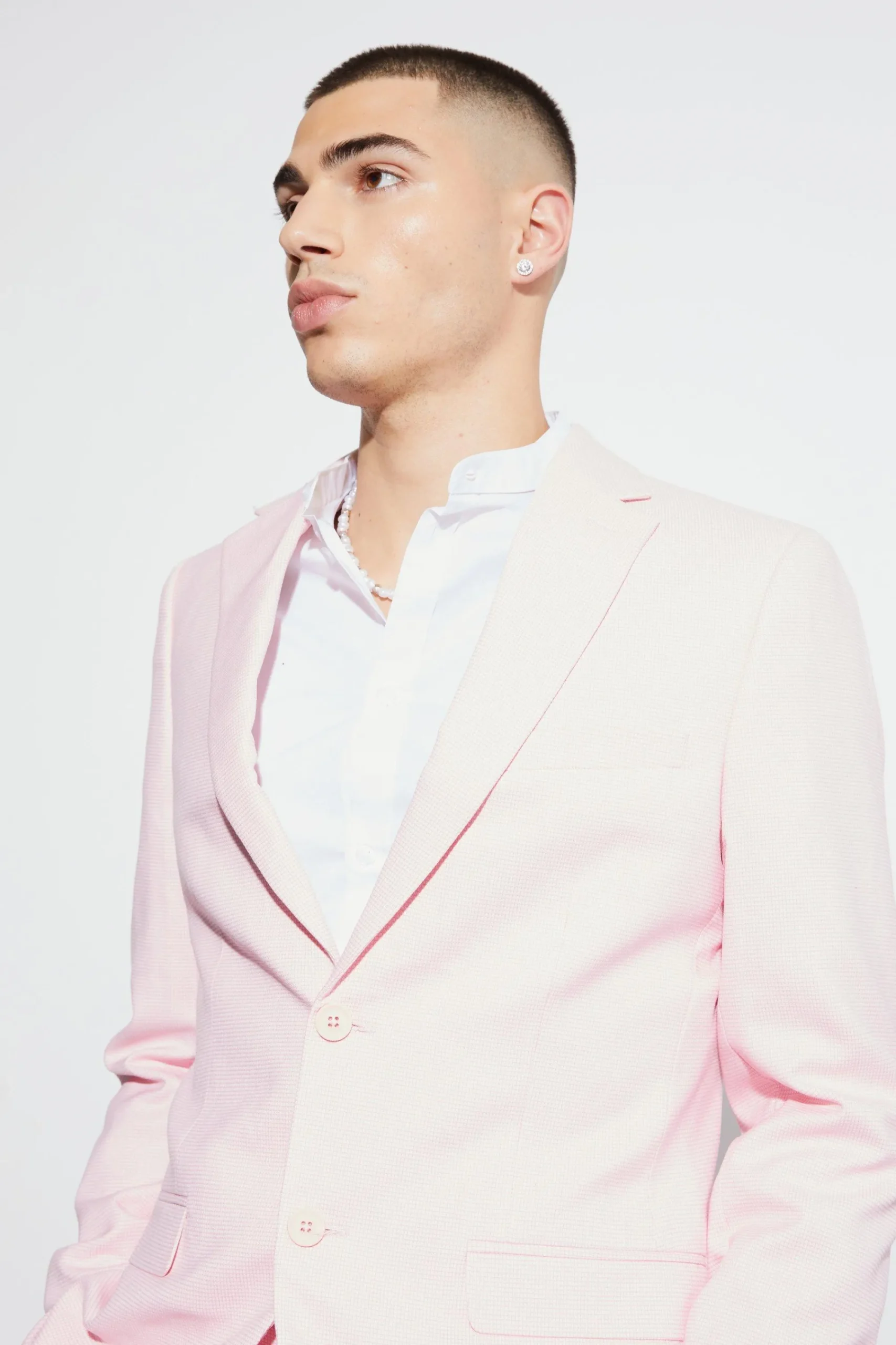 boohooMAN Skinny Micro Texture Suit | UK| Suits & Tailoring