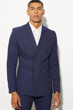 boohooMAN Skinny Pinstripe Suit | UK| Suits & Tailoring