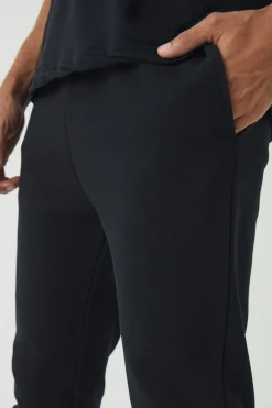 boohooMAN Skinny Pique Jogger | UK| Trousers|Joggers