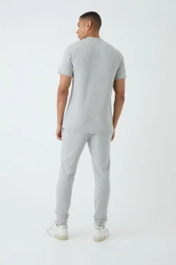 boohooMAN Skinny Pique Jogger | UK| Trousers|Joggers