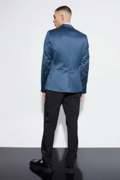 boohooMAN Skinny Satin Suit Jacket | UK| Suits & Tailoring