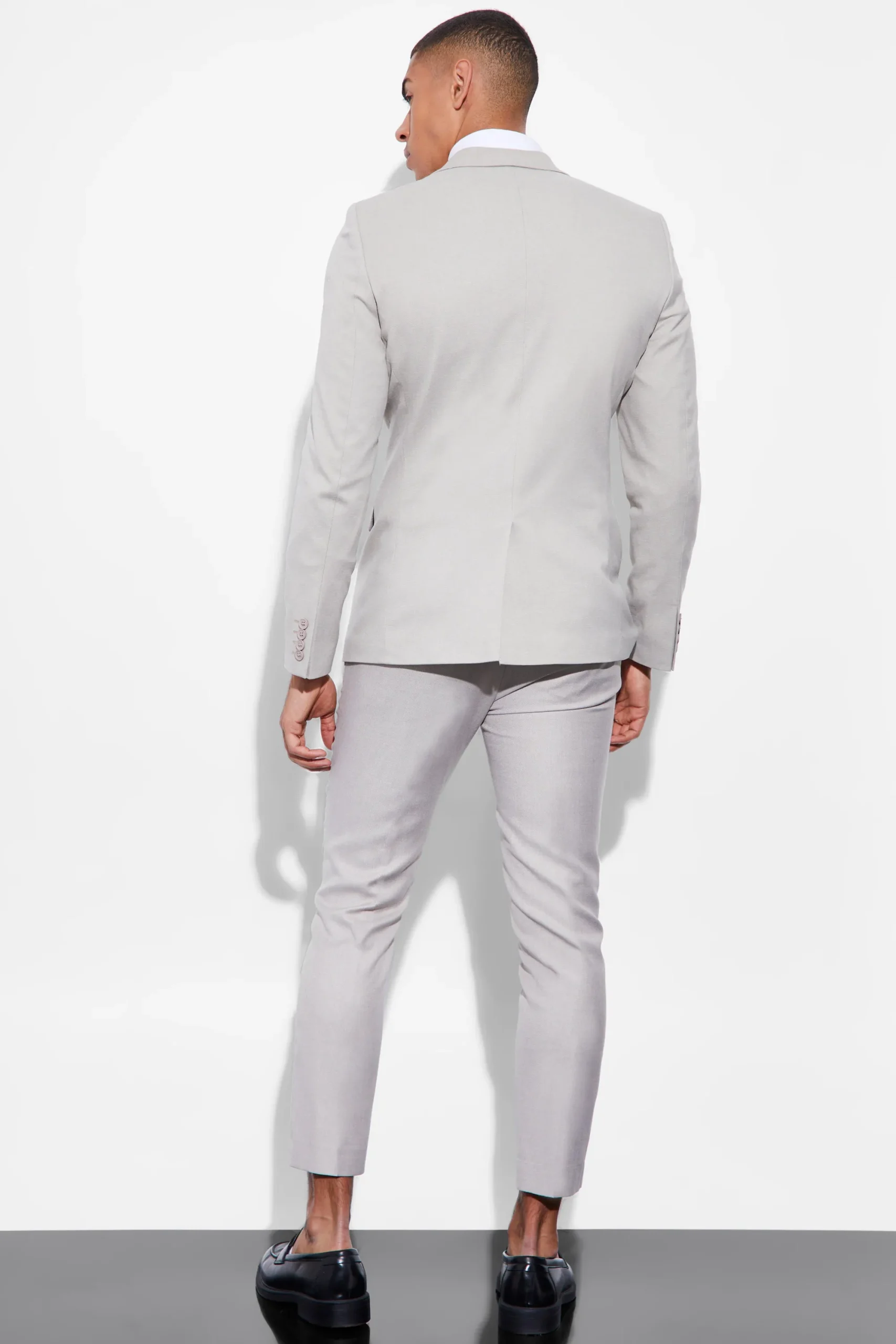 boohooMAN Skinny Single Breasted Linen Suit Jacket | UK| Suits & Tailoring