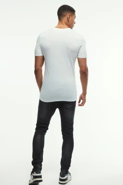 boohooMAN Skinny Stretch All Over Rip & Repair Paint Splatter Jeans | UK| Trousers|Jeans