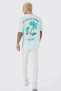 boohooMAN Skinny Stretch Cargo Jean | UK| Jeans