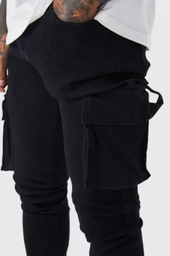 boohooMAN Skinny Stretch Carpenter Cargo Jean | UK| Trousers|Jeans