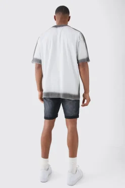 boohooMAN Skinny Stretch Distressed Denim Shorts In | UK| Shorts