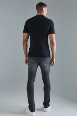 boohooMAN Skinny Stretch Flare Jeans In | UK| Trousers|Jeans