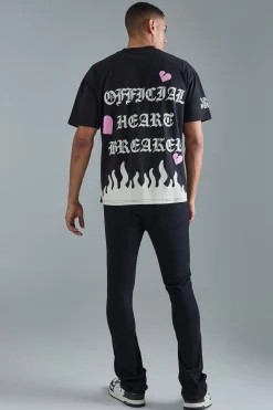 boohooMAN Skinny Stretch Flare Jeans In | UK| Trousers|Jeans