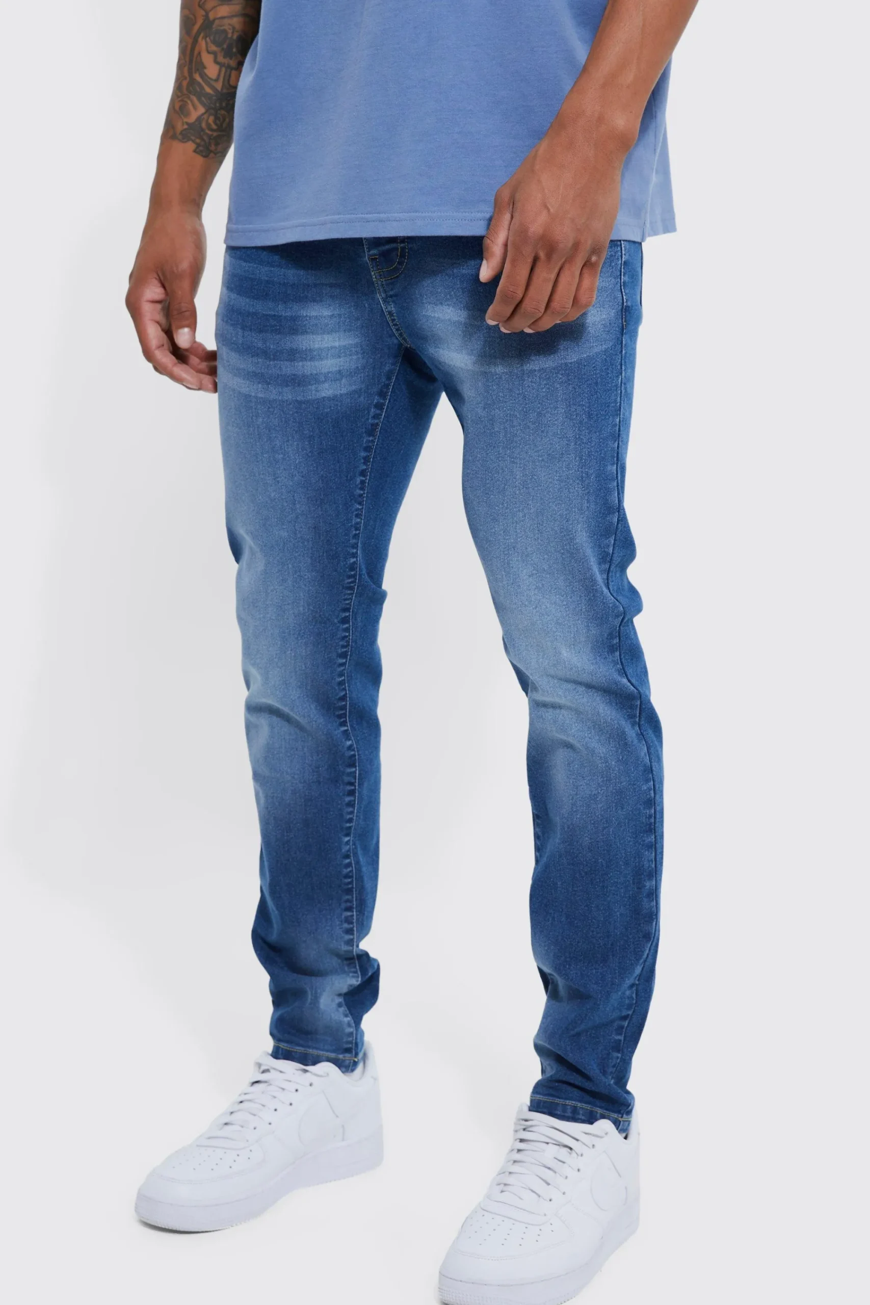 boohooMAN Skinny Stretch Jeans | UK| Trousers|Jeans