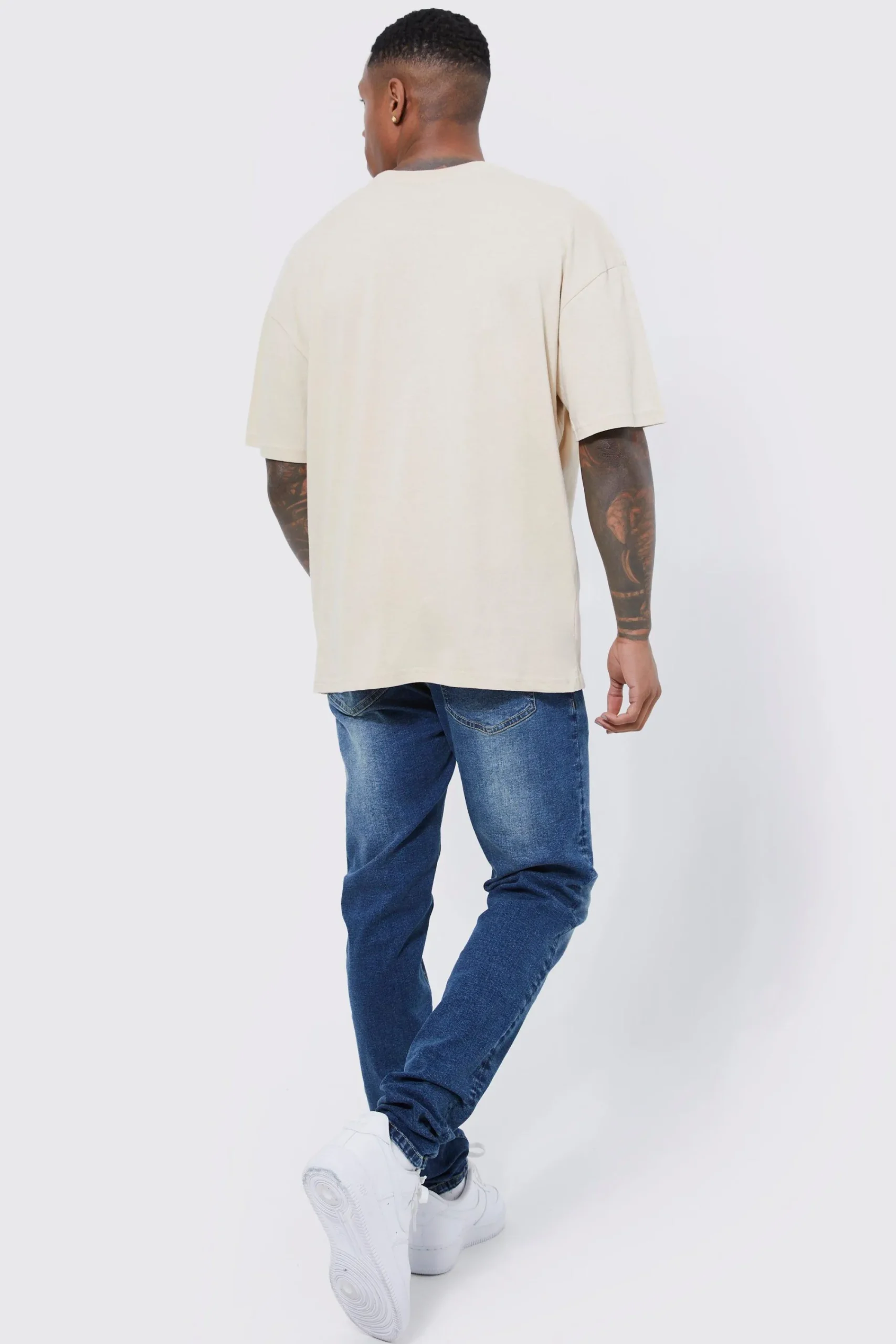 boohooMAN Skinny Stretch Stacked Jeans | UK| Trousers|Jeans