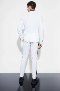 boohooMAN Skinny Tuxedo Single Breasted Suit Jacket | UK| Suits & Tailoring