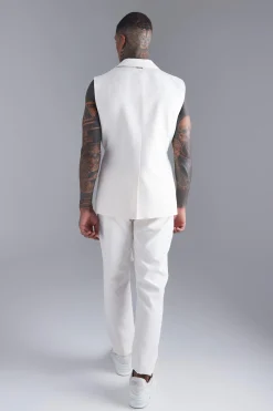 boohooMAN Sleeveless Skinny Fit Suit | UK| Suits & Tailoring