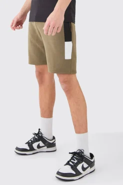 boohooMAN Slim Fit Colour Block Shorts | UK| Shorts