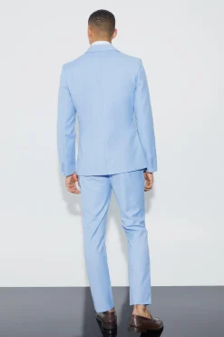 boohooMAN Slim Fit Colour Block Trouser With Chain | UK| Trousers