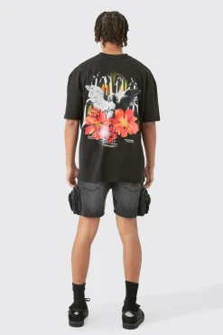 boohooMAN Slim Fit 3d Cargo Pocket Denim Shorts In | UK| Shorts