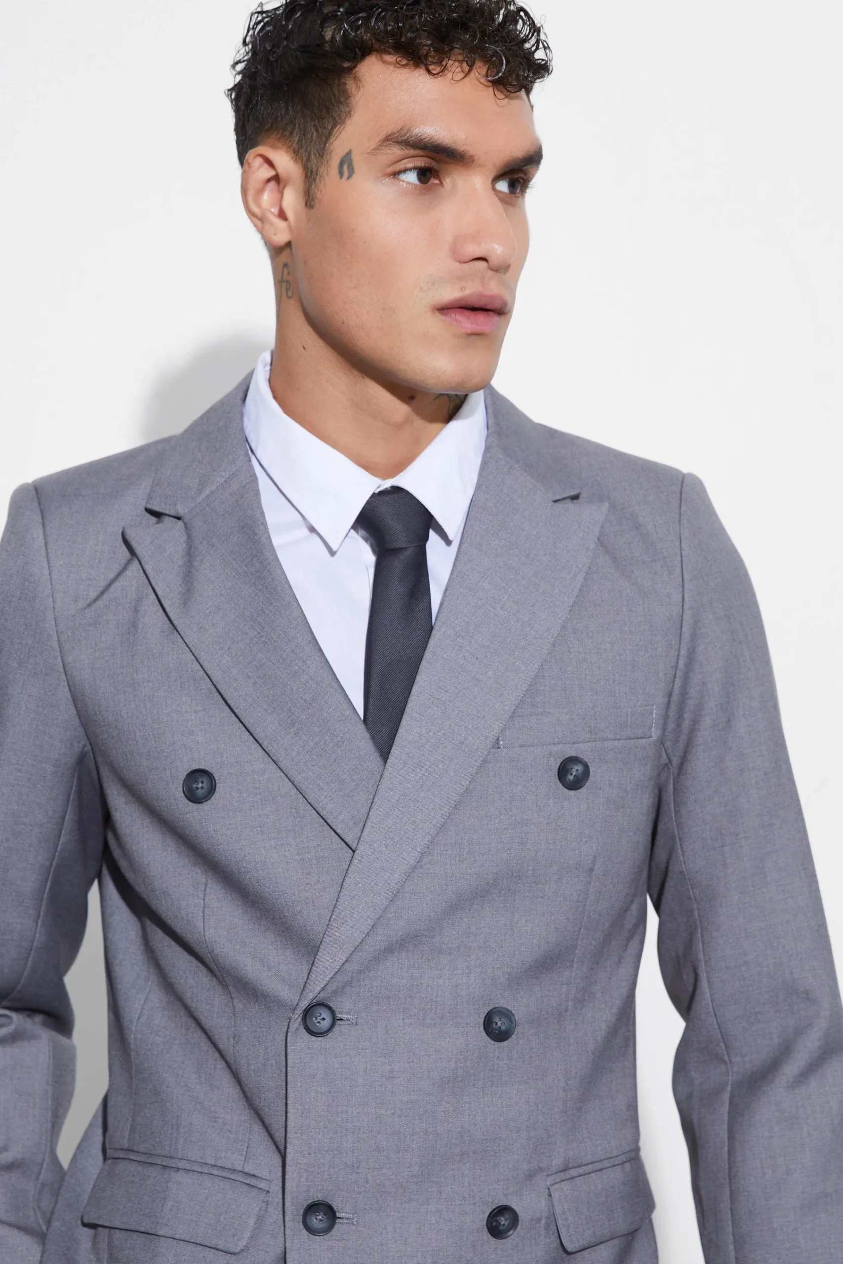 boohooMAN Slim Fit Double Breasted Blazer | UK| Suits & Tailoring