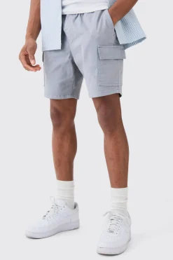 boohooMAN Slim Fit Elasticated Waist Cargo Shorts | UK| Shorts
