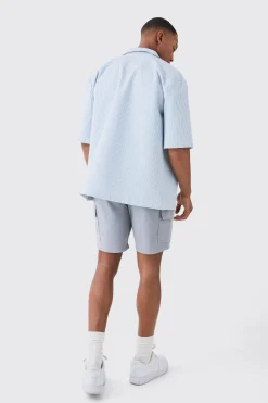 boohooMAN Slim Fit Elasticated Waist Cargo Shorts | UK| Shorts