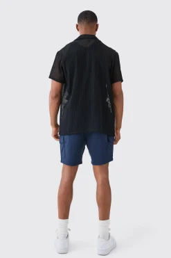 boohooMAN Slim Fit Elasticated Waist Cargo Shorts | UK| Shorts