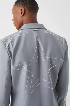 boohooMAN Slim Fit Embellished Suit | UK| Suits & Tailoring