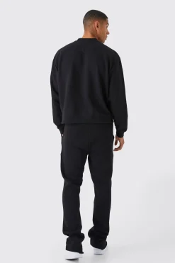 boohooMAN Slim Fit Flared Stacked 3d Pocket Jogger | UK| Trousers|Joggers