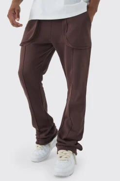 boohooMAN Slim Fit Flared Stacked 3D Pocket Jogger | UK| Trousers|Joggers