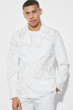 boohooMAN Slim Fit Paisley Suit | UK| Suits & Tailoring